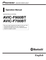 Pioneer AVIC-F900BT User manual