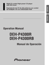 Pioneer DEH-P4300RB User manual