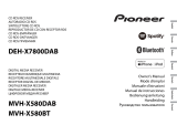 Pioneer MVH-X580BT User manual