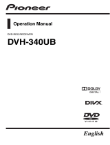 Pioneer DVH-340UB User manual