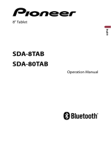 Pioneer SDA-80TAB & SPH-T20BT User manual