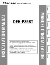 Pioneer DEH-P800BT Owner's manual