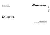 Pioneer DEH-1701UB User manual