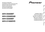 Pioneer AVH-X1500DVD Owner's manual