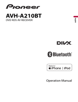 Pioneer AVH-A210BT User manual