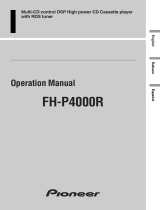 Pioneer FH-P4000R User manual
