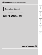 Pioneer DEH-2850MP User manual