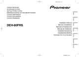 Pioneer DEH-80PRS User manual