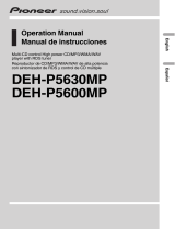 Pioneer deh-p5630mp User manual