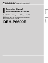 Pioneer DEH-P6600R User manual