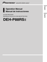 Pioneer DEH-P88RS-II User manual