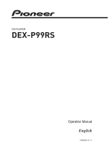 Pioneer DEX-P99RS User manual