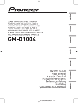 Pioneer GM-D1004 User manual