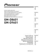 Pioneer GM-D9601 User manual