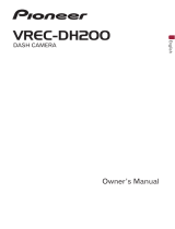 Pioneer VREC-DH200 User manual