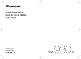 Pioneer VSX-930 Quick start guide