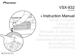 Pioneer VSX -832 av User manual