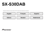 Pioneer SX-S30DAB Owner's manual