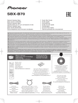 Pioneer SBX-B70 Quick start guide