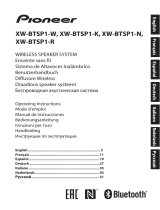 Pioneer XW-BTSP1-N User manual