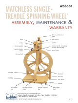 Schacht Matchless Spinning Wheel WS6501 Assembly, Maintenance & Warranty