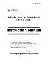 gs yuasa LIM50EN-12S2-F2 User manual