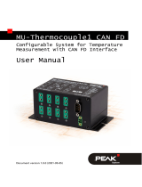 PEAK-System MU-Thermocouple1 CAN FD Operating instructions