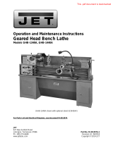 JET GHB-1340A Owner's manual
