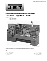 JET GH-1660ZX Owner's manual