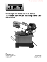 JET HVBS-710S Owner's manual