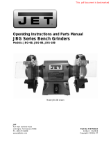 JET JBG-10A, 10" Shop Bench Grinder 577103 Owner's manual