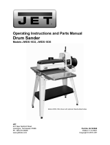 JET JWDS-1836 Owner's manual