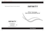 Infinity PR Pro Advantage Percussion Massage Device Owner's manual