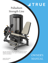 True Fitness Palladium Series Strength User manual