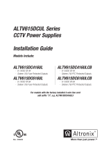 Altronix ALTV615DC616UL Installation Manuals