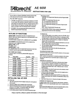 Albrecht AE 66M Operating instructions