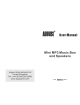 August Mb600 User manual