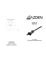 Azden SGM-2X Operating instructions