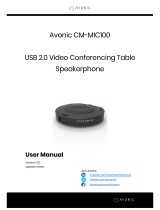 Avonic CM-MIC100 User manual