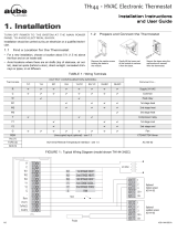 Aube Technologies TH144 Installation Instructions And User Manual
