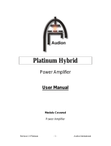 Audion Platinum Hybrid User manual