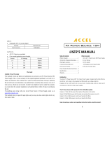 Accel FX Power Source 10M User manual