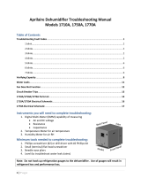 Aprilaire 1770A Troubleshooting Manual