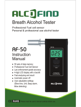 Alcofind AF-50 User manual