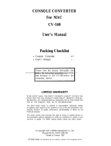 QVS Console Converter CV-160 User manual