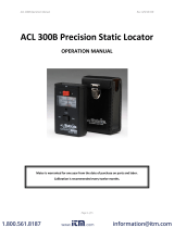 ACL Staticide ACL 300B Operating instructions