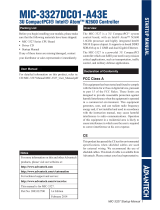 Advantech MIC-3327DC01-A43E Startup Manual