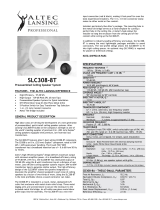 Altec Lansing SLC308 CEILING SPEAKER User manual