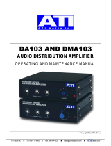 ATI Audio DMA103 Operating And Maintenance Manual
