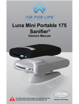 Air for Life Luna Mini Portable 175 Sanifer Owner's manual